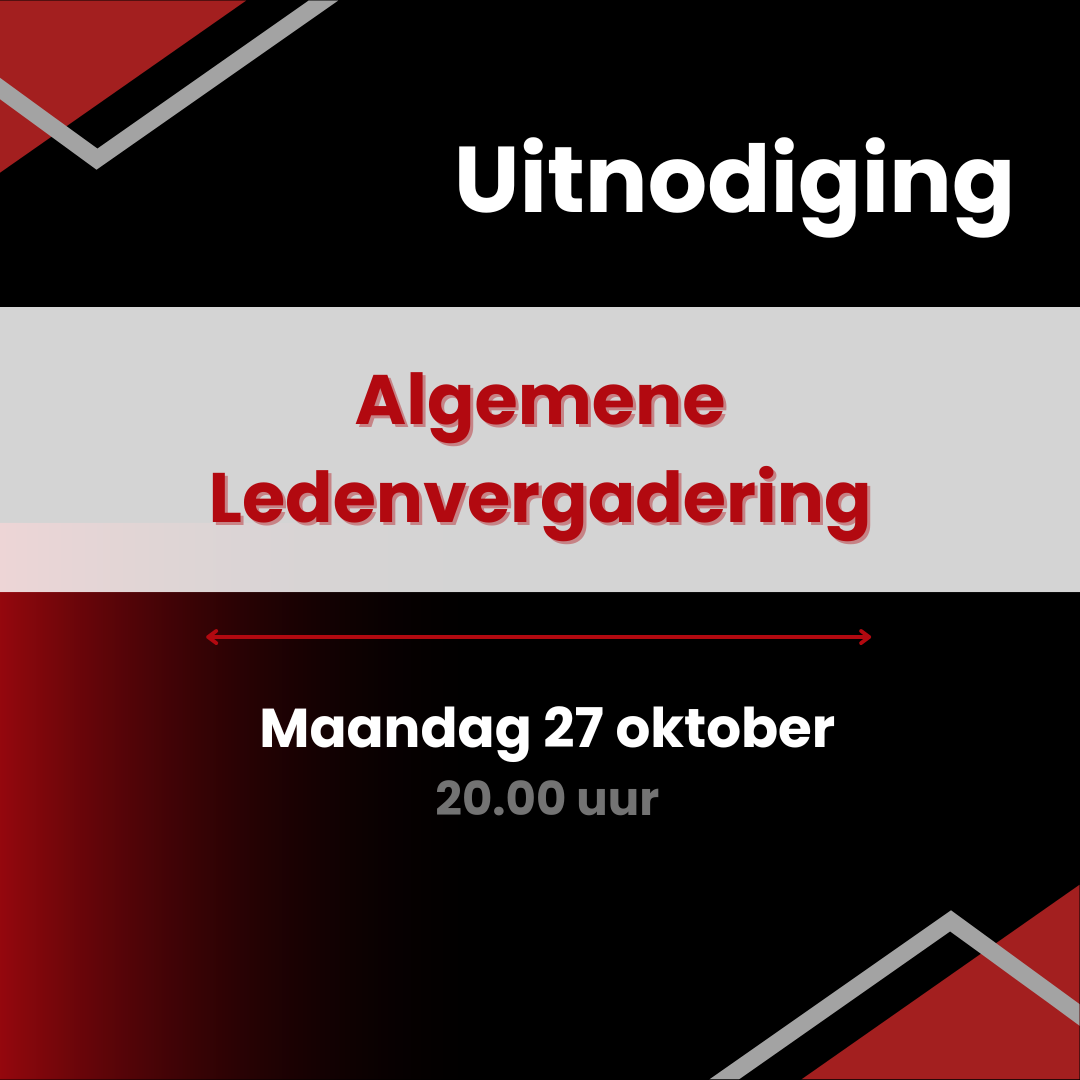 Algemene ledenvergadering maandag 27 oktober 2025