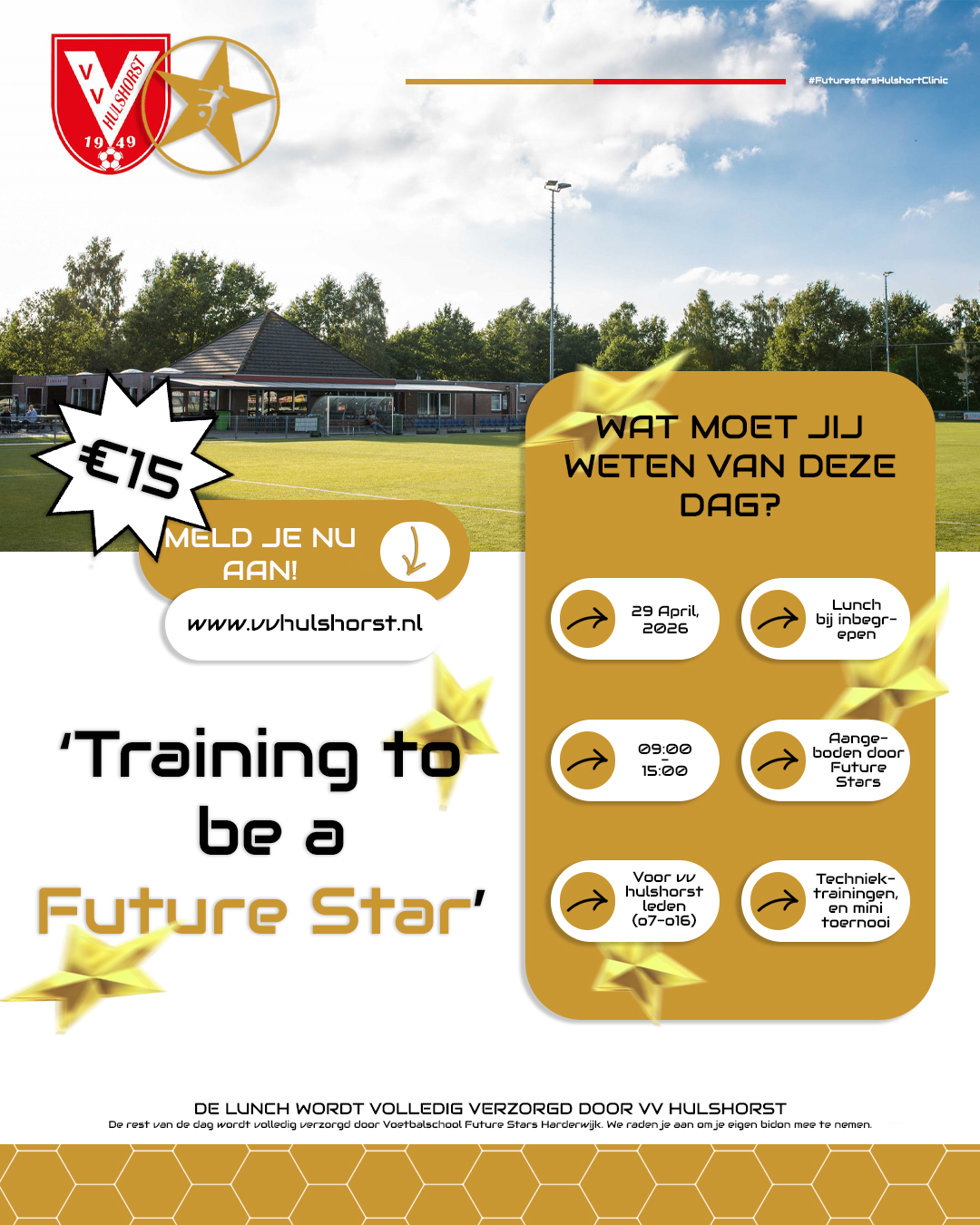 Future Stars Clinic bij VV Hulshorst