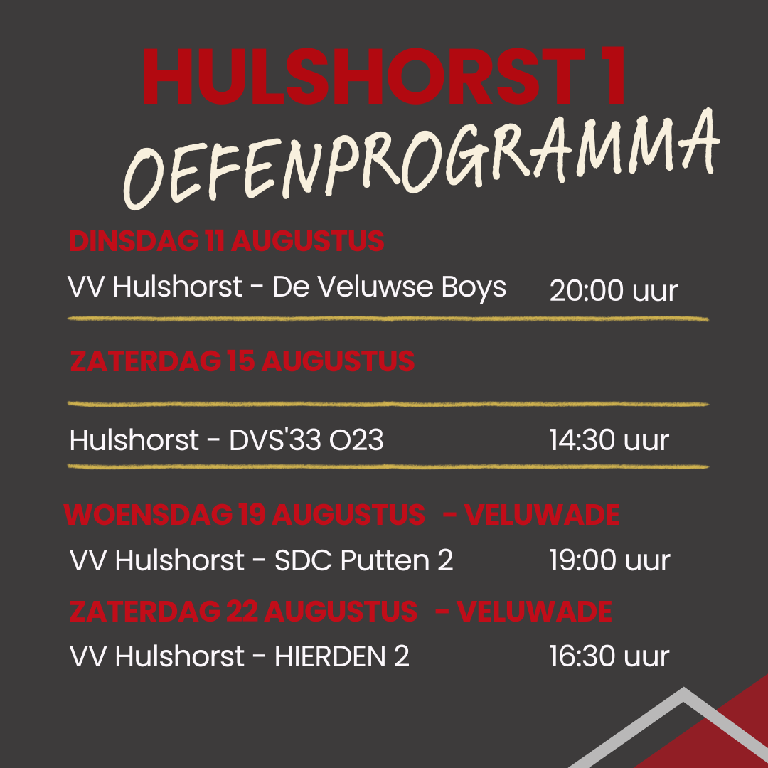 Oefenprogrogramma