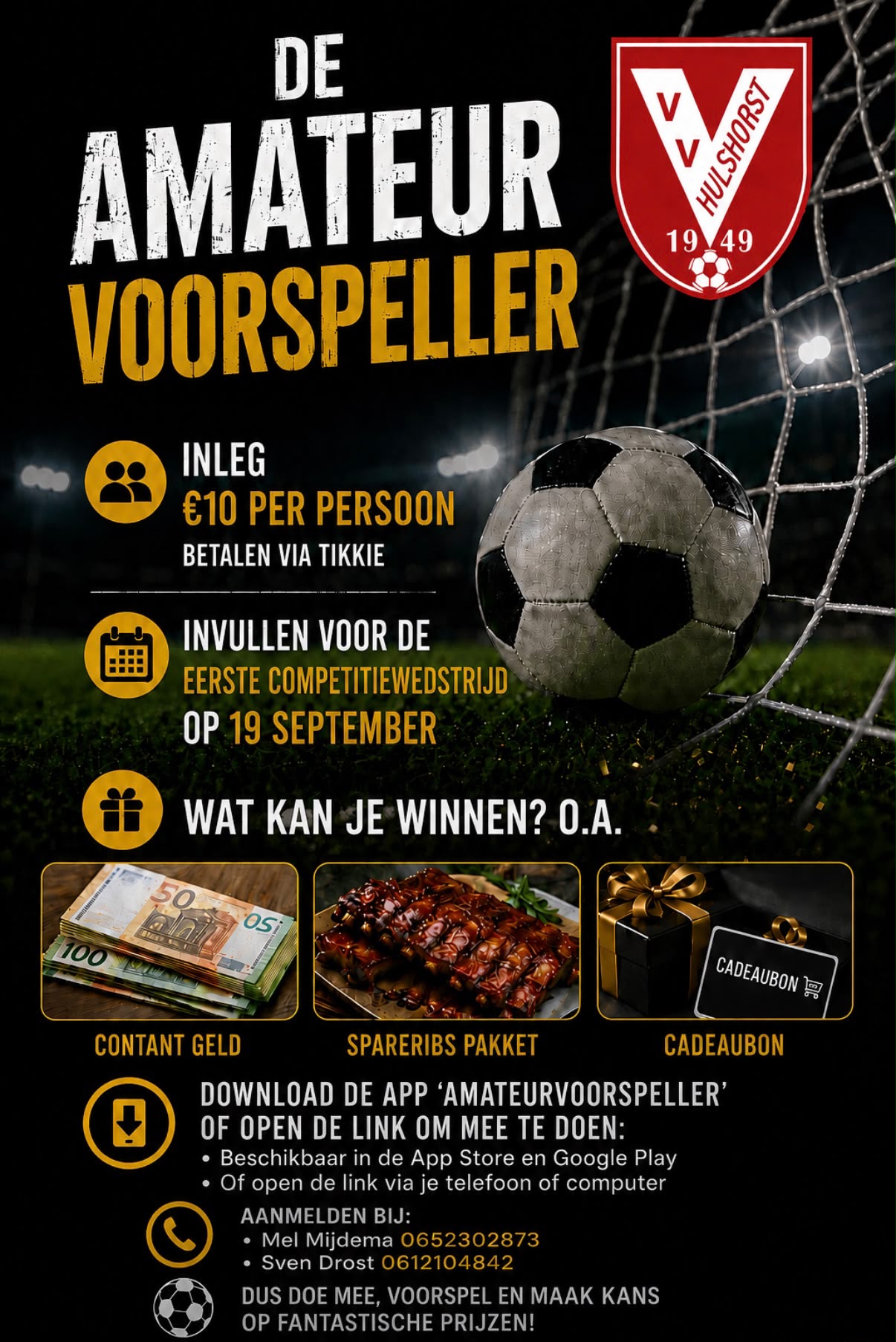Voorspel mee en wordt de beste voorspeller