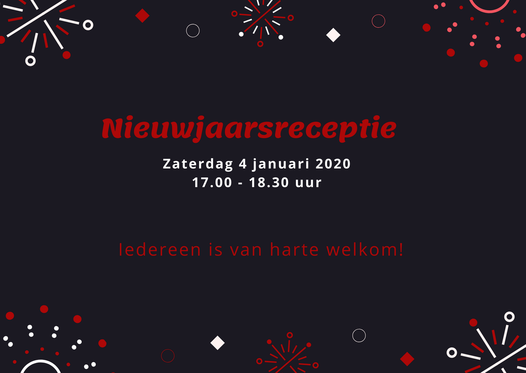 Nieuwjaarsreceptie